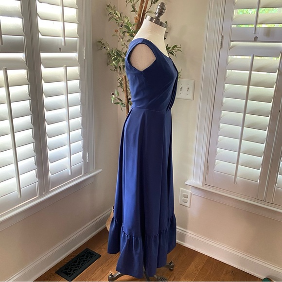 Preen by Thornton Bregazzi Palmer Pleated Stretch-Crepe Midi Dress - Picture 7 of 11